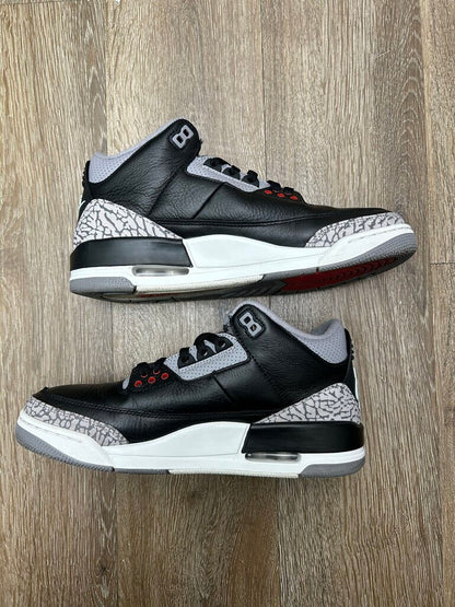 Preowned Jordan 3 Black Cement 2025 sz.8