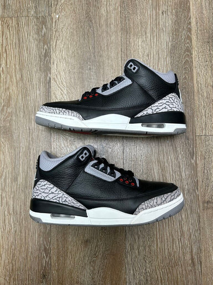 Preowned Jordan 3 Black Cement 2025 sz.8