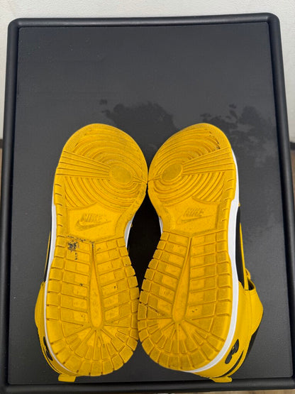 Preowned Nike Wutang Black Yellow Dunk High sz.8