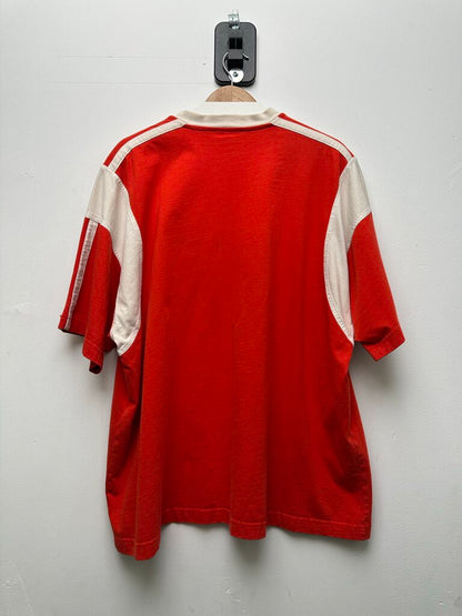 Preowned Balenciaga Sporty B Red T-Shirt Boxy Oversized sz.L
