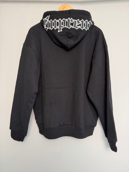 New Supreme White Sock Zip Hoodie size M
