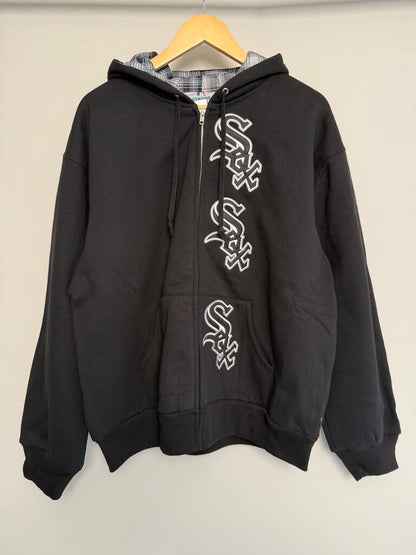 New Supreme White Sock Zip Hoodie size M