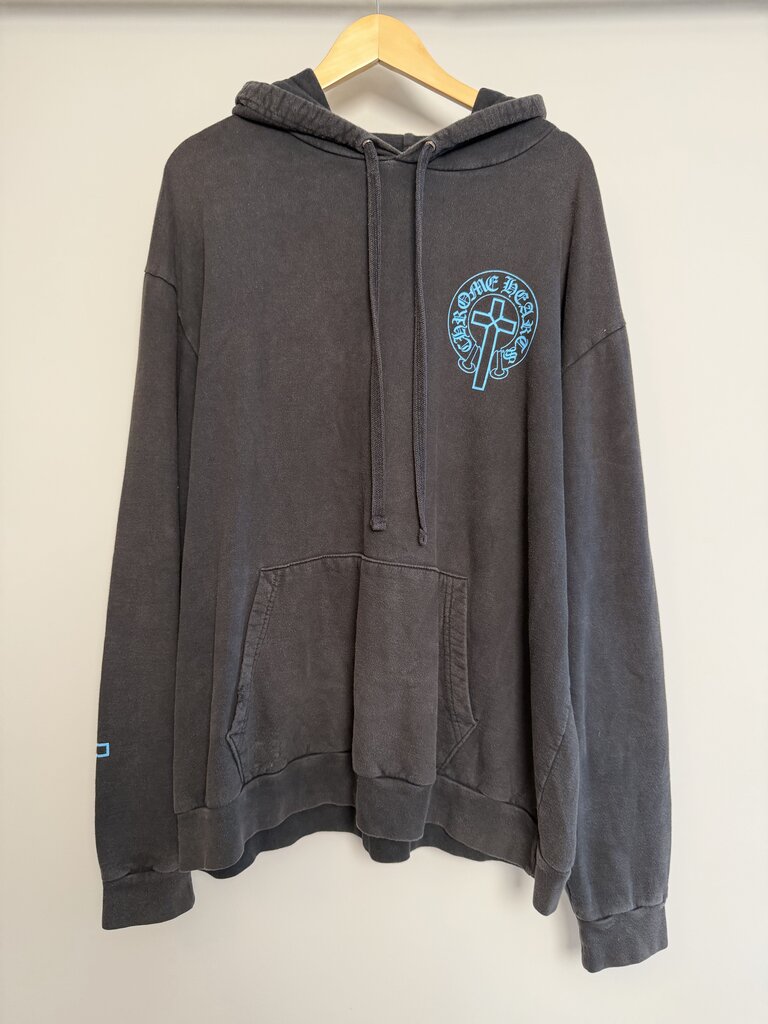 Preowned Chrome Heart Mapple Thorpe Black UNC Hoodie size XL