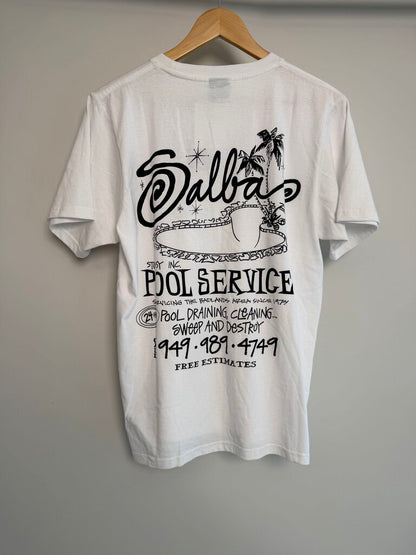 New Stussy White Pool Party White tee size M