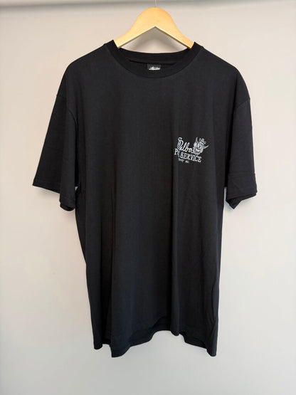 New Stussy Pool Service Black Tee size S