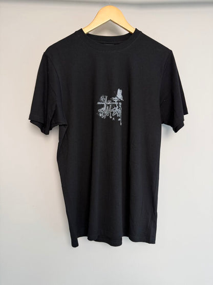 New Stussy Bloom Black Tee size s