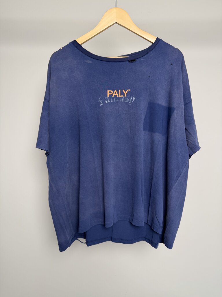 New Paly Core Logo Blue Orange Tee size L