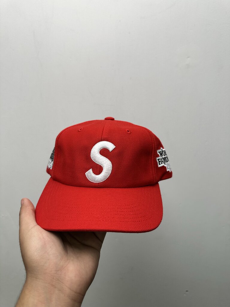 New Supreme Red S Logo 1994 Hat