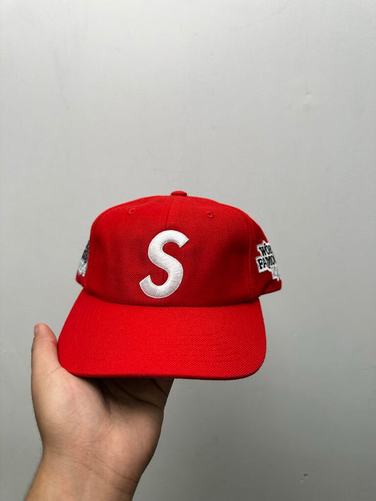 New Supreme Red S Logo 1994 Hat