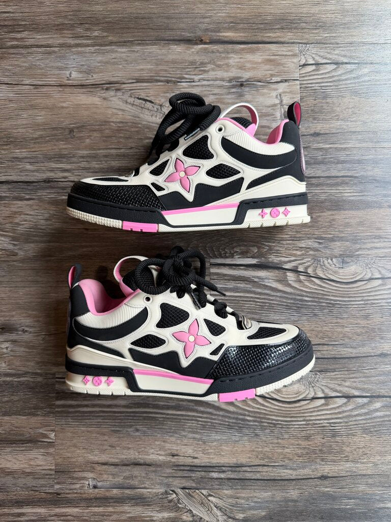 New Louis Vuitton Skate Cream Black Pink size 8LV(10)