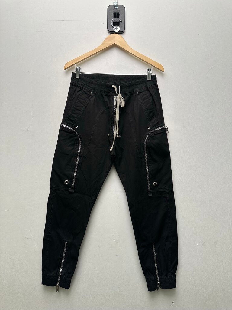Preowned Rick Owens Luxor FW23 Black Bauhaus Cargo Pants sz.40(M)