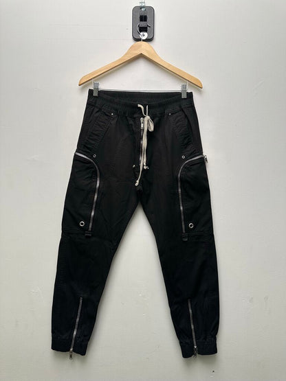 Preowned Rick Owens Luxor FW23 Black Bauhaus Cargo Pants sz.40(M)