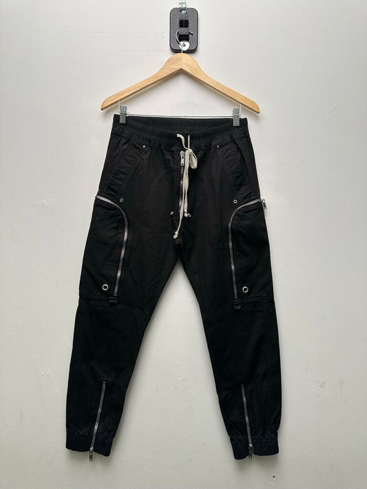 Preowned Rick Owens Luxor FW23 Black Bauhaus Cargo Pants sz.40(M)