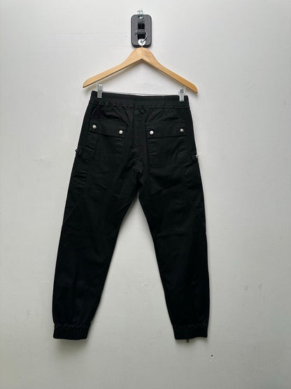 Preowned Rick Owens Luxor FW23 Black Bauhaus Cargo Pants sz.40(M)