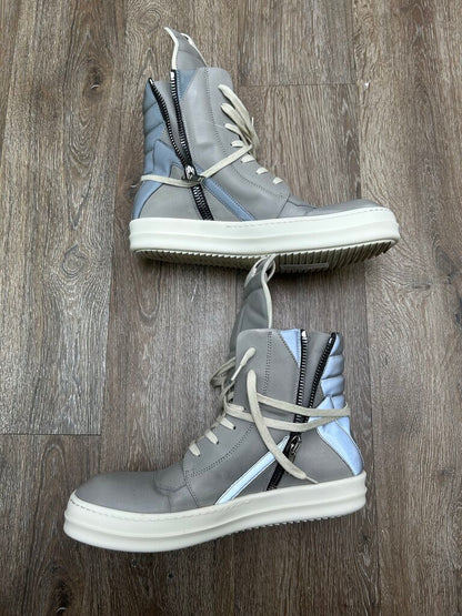 Preowned Rick Owens Geobasket 3M Silver Grey Milk sz.42(NO BOX)
