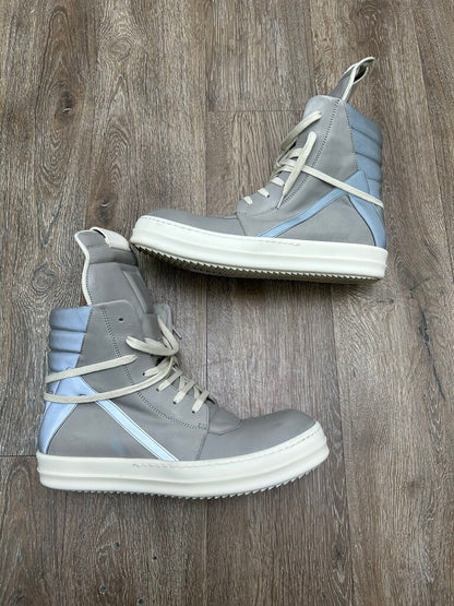 Preowned Rick Owens Geobasket 3M Silver Grey Milk sz.42(NO BOX)