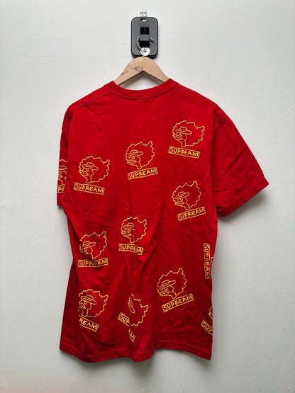 Preowned Supreme Gonz Yellow Head Red Tee sz.M
