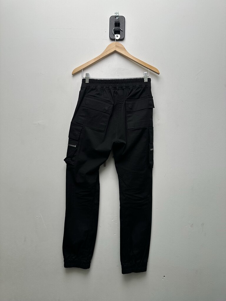 Preowned Rick Owens Mastodon Black Cargo Pants sz.36(Small)