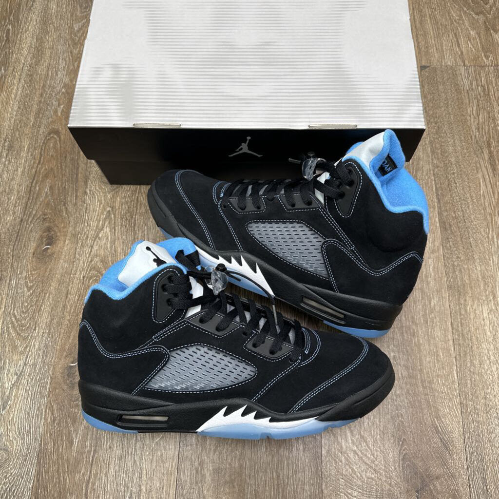 New Jordan 5 Black University Blue sz.12