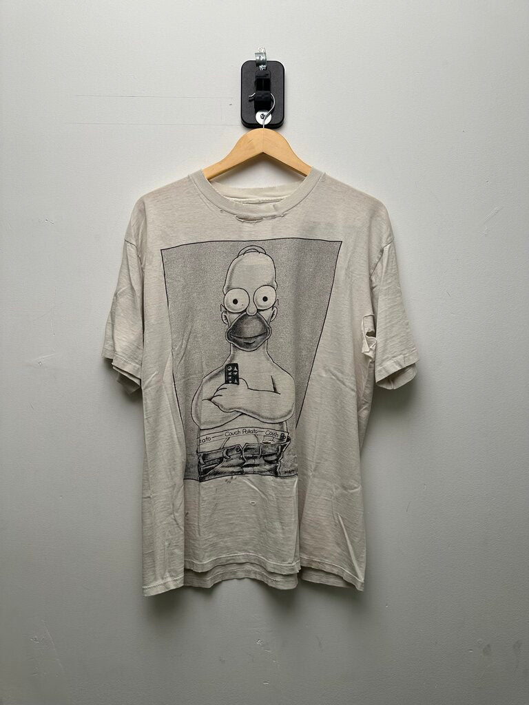 1994 Homer Simpson Distressed Cut Off Sz XL