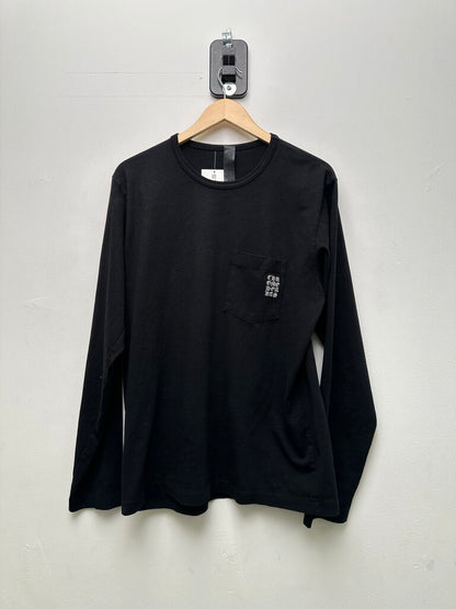 Preowned Chrome Hearts Cross Embroidered Black Longsleeve sz.L