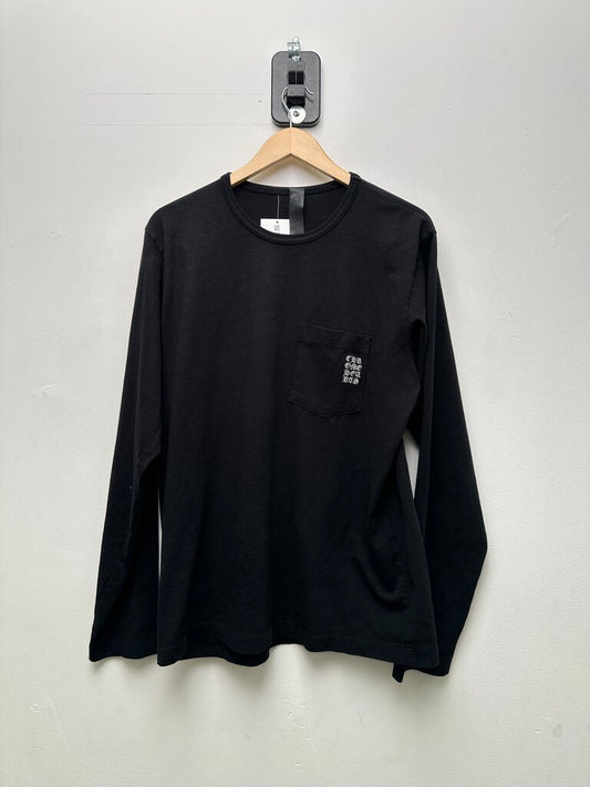Preowned Chrome Hearts Cross Embroidered Black Longsleeve sz.L