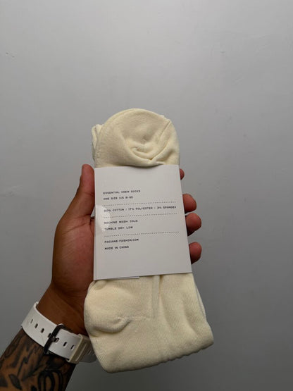 New Faciane Bone Cream Scrunch Sock
