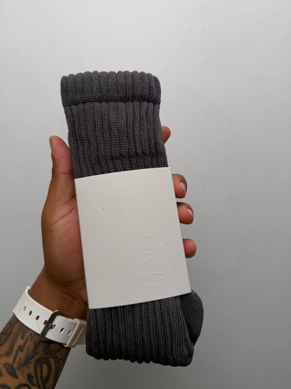 New Faciane Charcoal Scrunch Sock