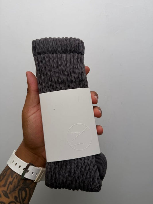 New Faciane Charcoal Scrunch Sock