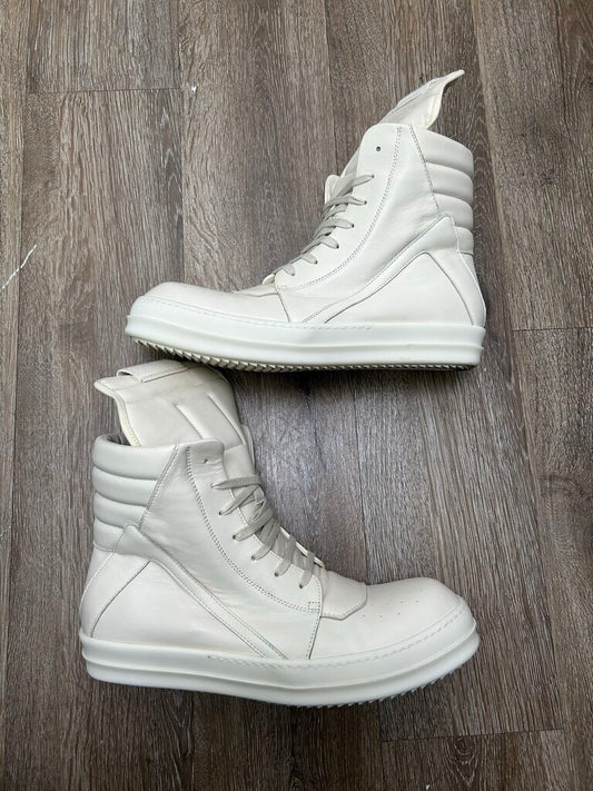 Preowned Rick Owens Geobasket Milk White Sz.43.5 (No Box)
