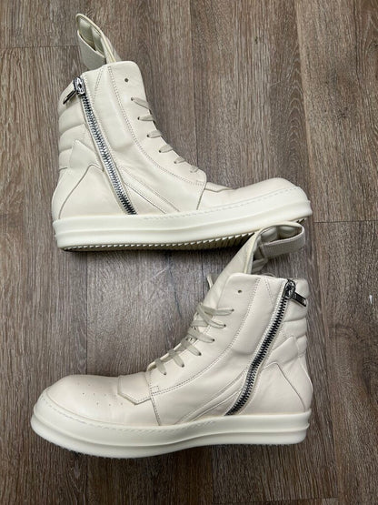 Preowned Rick Owens Geobasket Milk White Sz.43.5 (No Box)