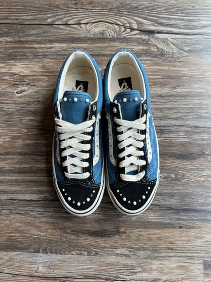 Preowned Vans Pearlized Blue Size 10.5