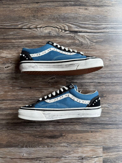 Preowned Vans Pearlized Blue Size 10.5