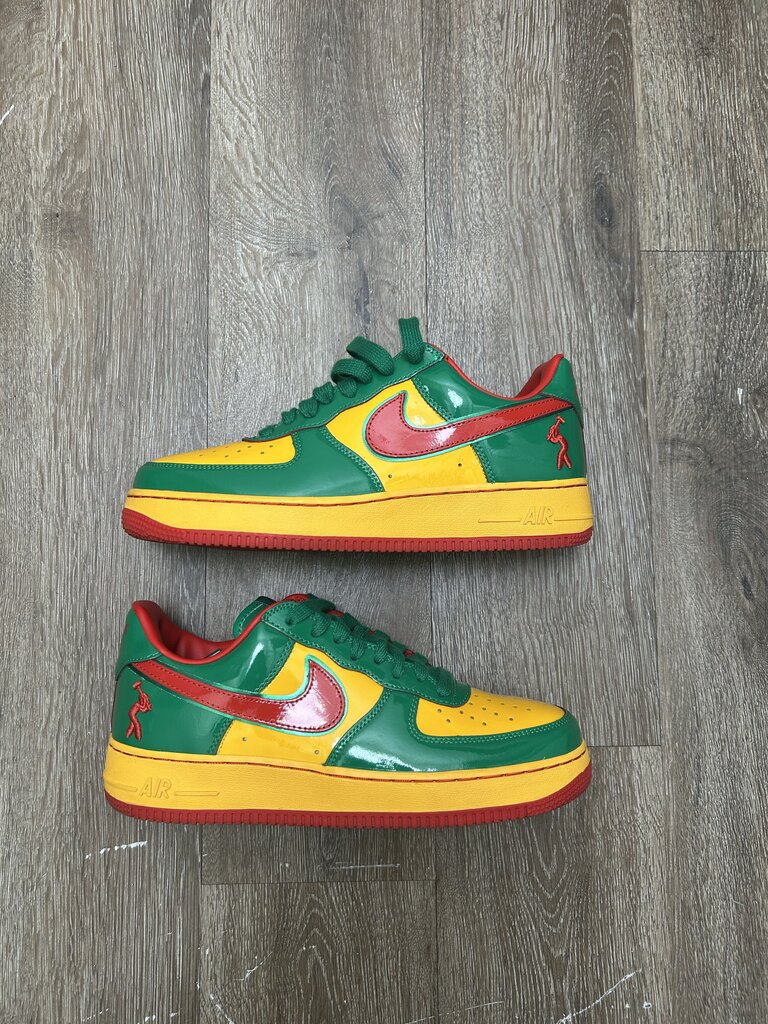 Preowned Nike Lil Yachty Lucky Green AF1 Sz. 9