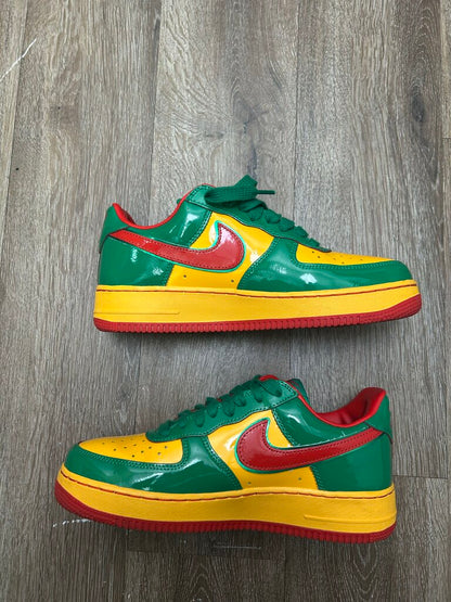 Preowned Nike Lil Yachty Lucky Green AF1 Sz. 9