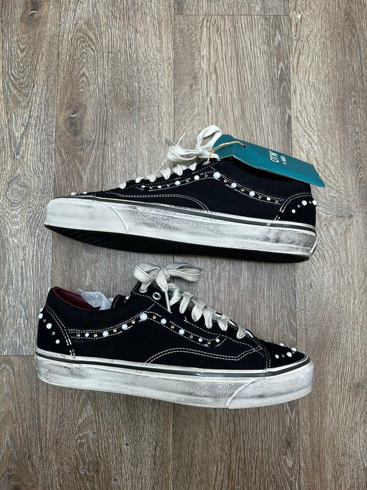 Preowned Vans Double Black Pearlized sz.11.5