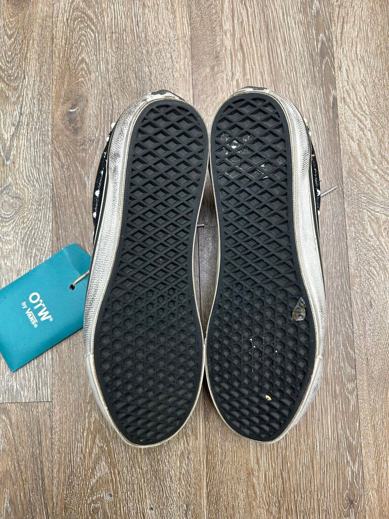 Preowned Vans Double Black Pearlized sz.11.5