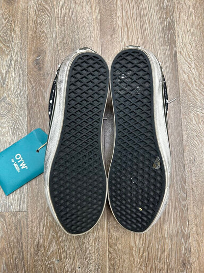 Preowned Vans Double Black Pearlized sz.11.5