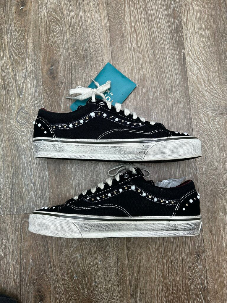Preowned Vans Double Black Pearlized sz.11.5
