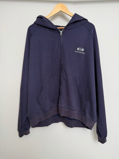New GV Gallery Navy Forever Logo Hoodie Sz. L