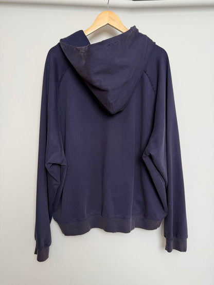 New GV Gallery Navy Forever Logo Hoodie Sz. L
