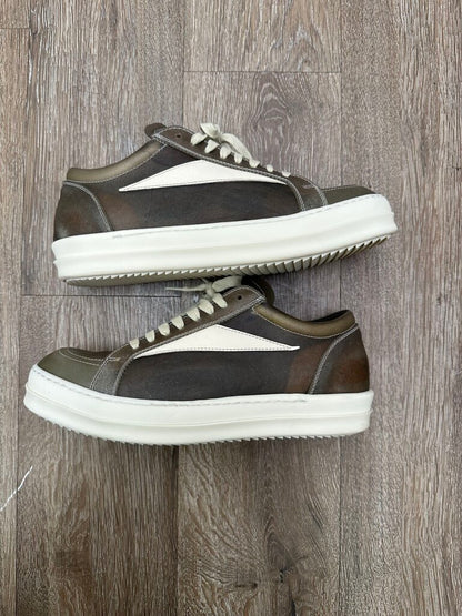 Preowned Rick Owens Mucus Transparent Dust Milk Vans sz.41