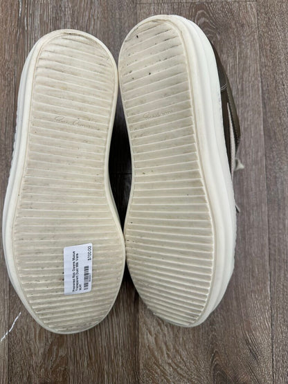 Preowned Rick Owens Mucus Transparent Dust Milk Vans sz.41