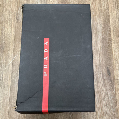New Prada Americas Cup White UNC Blue sz.9(10.5M)