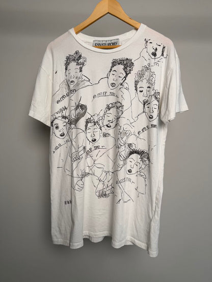 Preowned ERD East Berling White Tee size L