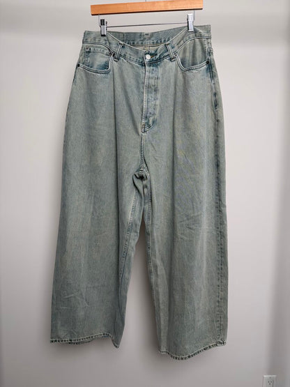 Preowned ACNE Studios Mudwash Baggy Denim size 34-36