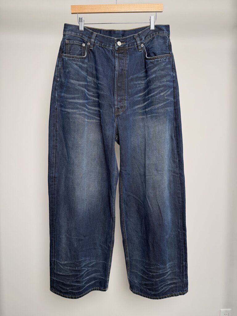 Preowned ACNE Studios Blue Wash Baggy Denim size 34
