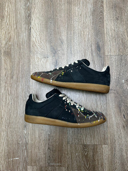 Preowned Maison Margiela Splatter Replicas Black Sz. 42 (No Box)