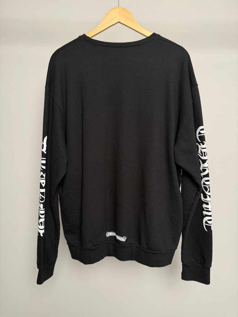 Pre-Owned Chrome Hearts Neck Logo Crewneck Sz. L