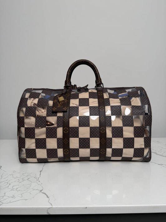 Louis Vuitton See Through Damier Duffle